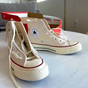 Brand New Chuck 70 High Tops in Parchment, Women’s 7.5